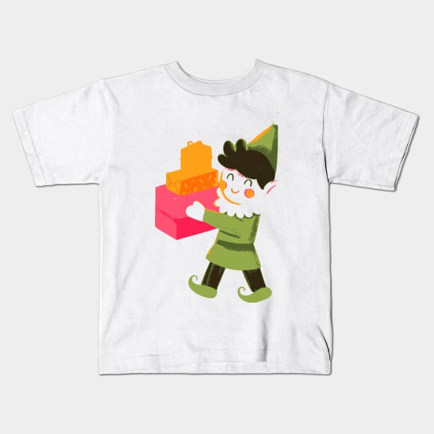 elf Kids T-Shirt by 1onekraft